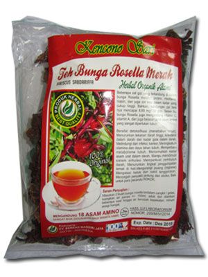 Jual Teh Bunga Rosella Merah Kencono Sari Curah Etalase Muslim