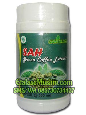 SAH Green Coffee Extract isi 60 Kapsul (Sari Alam Herbal)
