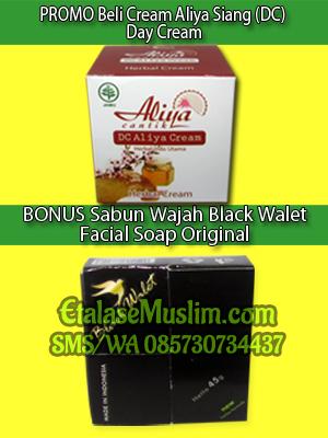 [BONUS] Sabun Wajah Black Walet tiap pembelian Cream Siang ALIYA DC