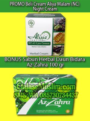 [BONUS] Sabun Daun Bidara Az-Zahra tiap pembelian Cream Malam ALIYA NC