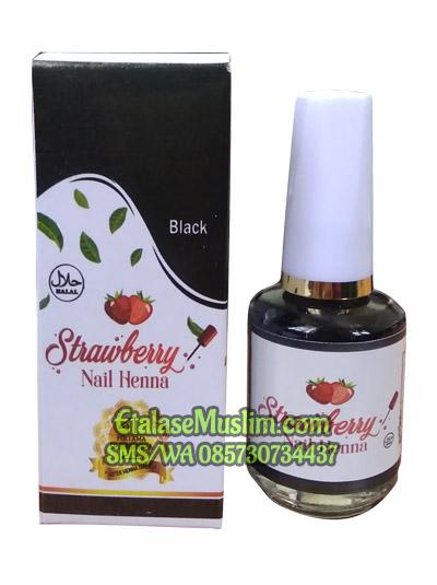 Kutek Strawberry Nail Henna (HITAM)