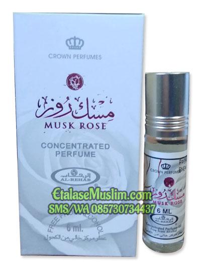 Musk Rose - Parfum/Minyak Wangi Al Rehab 6 ml