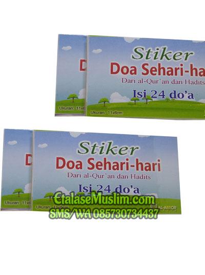 Paket Stiker Sticker Doa Sehari-hari isi 24 Doa