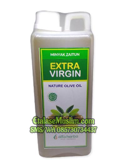 [1 Liter ] Minyak Zaitun Extra Virgin Nature Olive Oil Alfa Herba