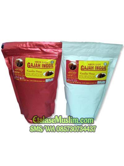 Abon Sapi Gajah Inggil Rasa PEDAS 250 gram