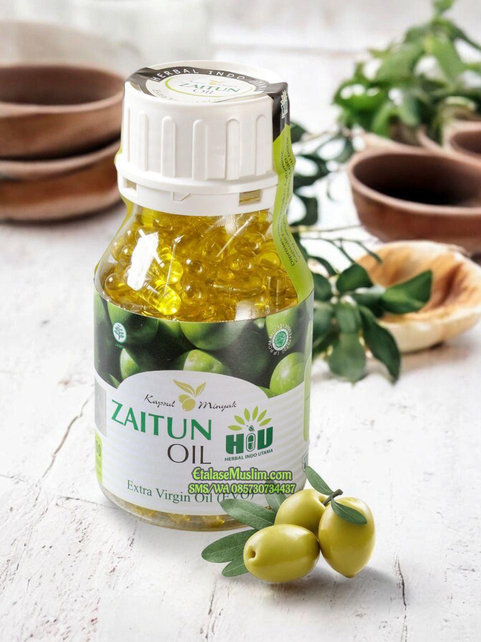 Kapsul Zaitun Oil Herbal Indo Utama isi 200 