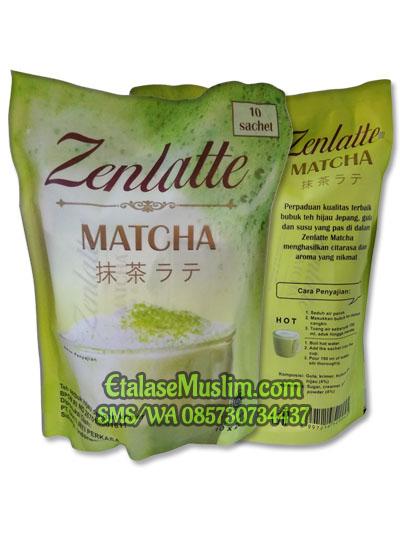 Zenlatte Matcha Green Tea Teh Hijau Jepang dengan Krimer (SACHET )