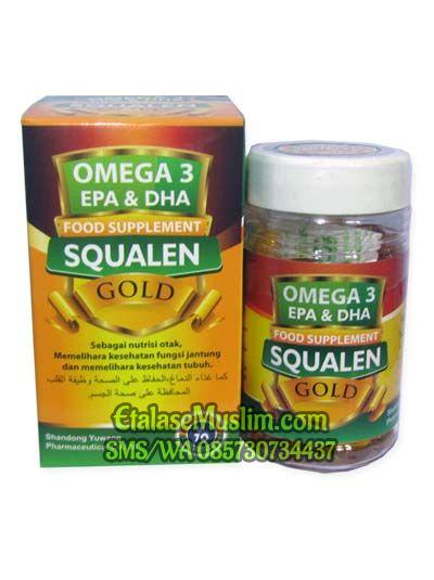 Fish Oil Gold Omega 3 EPA & DHA Squalen Gold (Nutrisi Otak & Jantung)